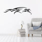 Eagle head wall decal with stylized black wings and talons