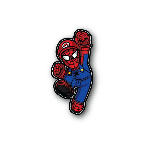 Image of Spider Plumber Sticker