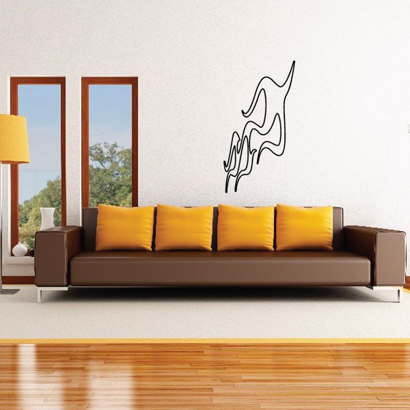 Image of Spike Ghost Flames Car Decal - Vinyl Decal - Wall Decal - CF344