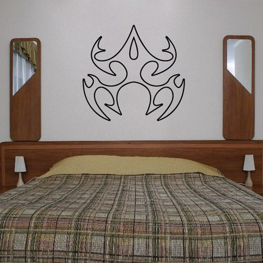 Image of Spikes Ghost Flames Car Decal - Vinyl Decal - Wall Decal - CF040