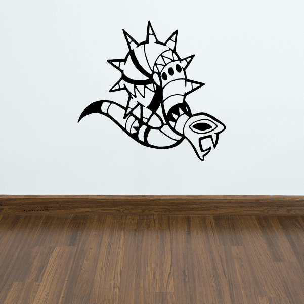 Image of Spiky Abstract Snake Decal