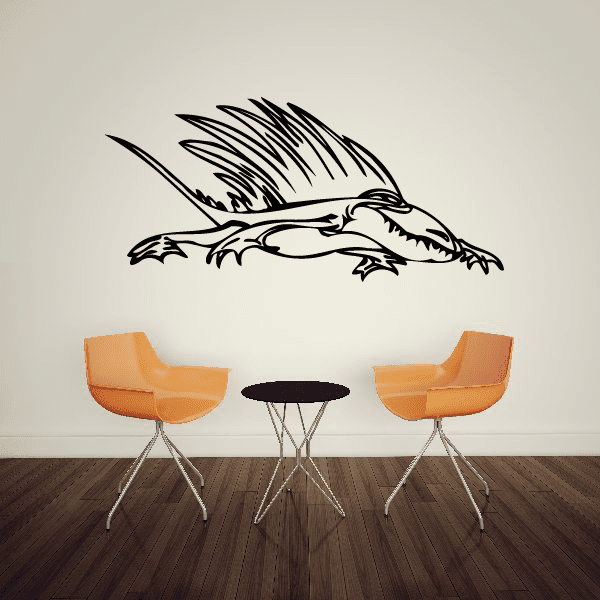 Image of Spiney Dinosaur Decal