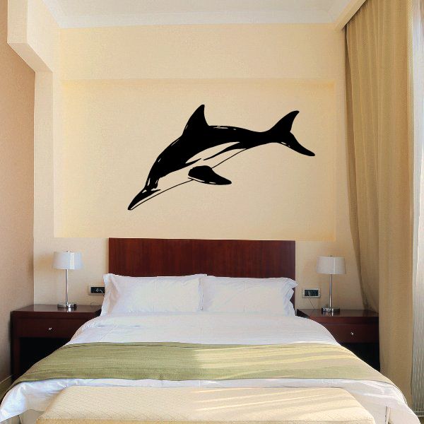 Image of Spinner Dolphin Diving Decal