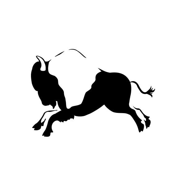 Image of Spiritual Native Running Buffalo Decal