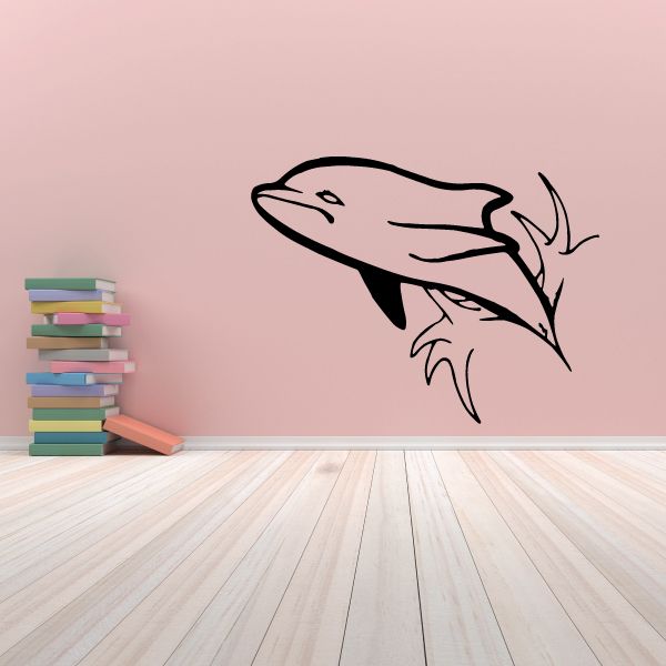 Image of Splash Out Dolphin Decal