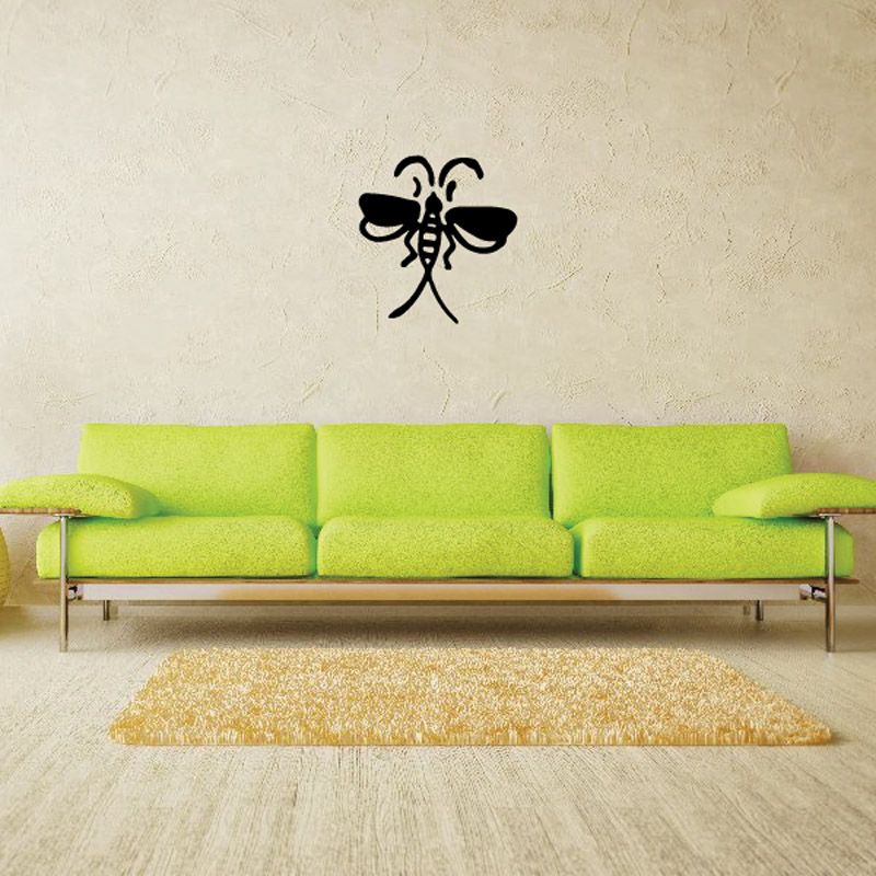 Image of Split Tail Insect Flying Decal