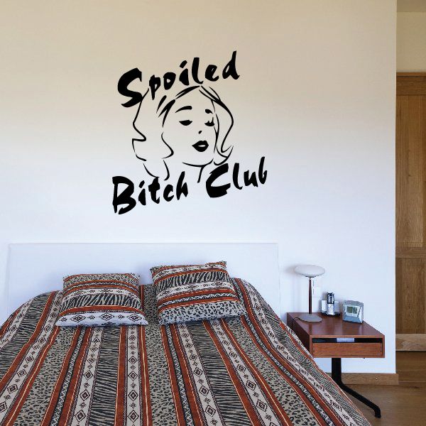 Image of Spoiled Bitch Club Decal