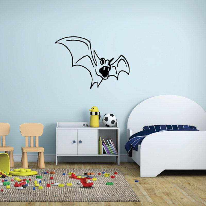 Image of Spooky Cartoon Bat Decal