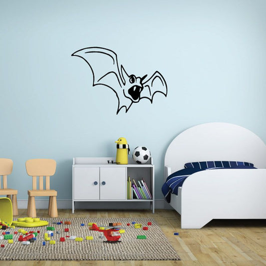 Image of Spooky Cartoon Bat Decal