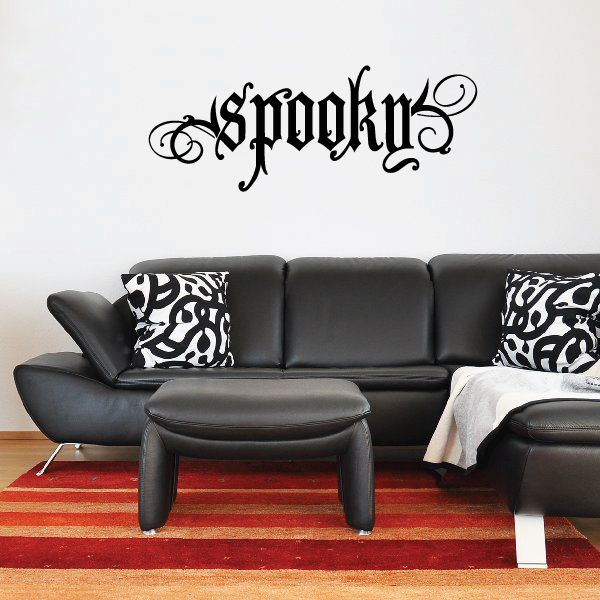 Image of Spooky Fancy Gothic Decal