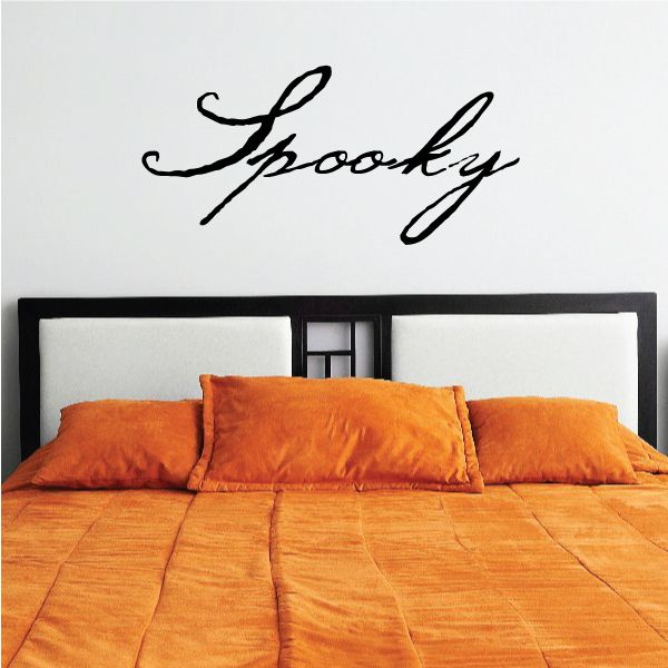 Image of Spooky Wispy Text Decal