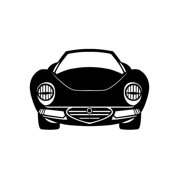 Image of Sports Car Front End Decal