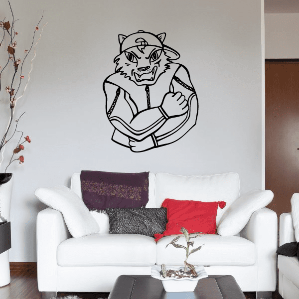 Image of Sports Mascot Wall Decal - Vinyl Decal - Car Decal - CDS003