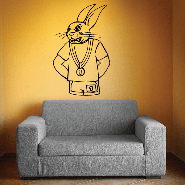 Image of Sports Mascot Wall Decal - Vinyl Decal - Car Decal - CDS009