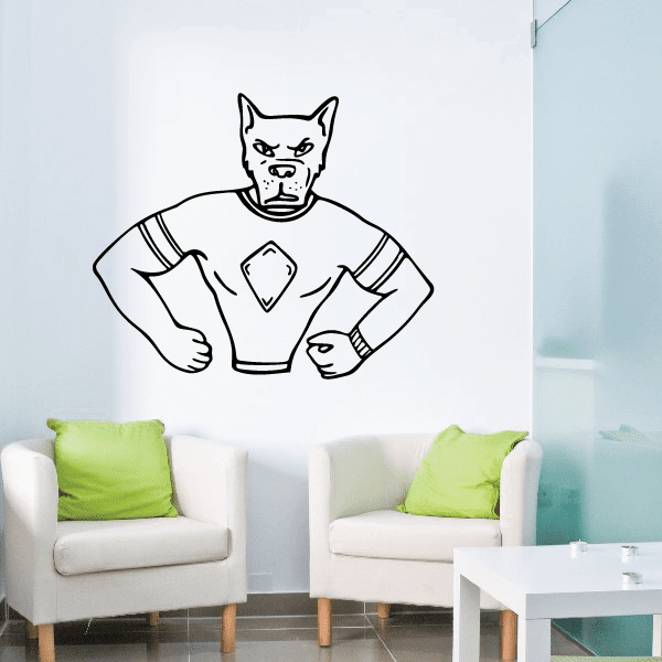 Image of Sports Mascot Wall Decal - Vinyl Decal - Car Decal - CDS012