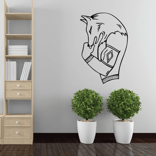 Image of Sports Mascot Wall Decal - Vinyl Decal - Car Decal - CDS015