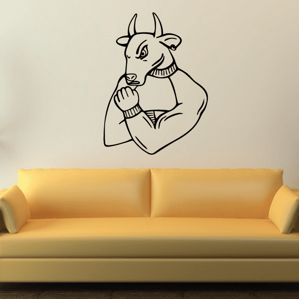 Image of Sports Mascot Wall Decal - Vinyl Decal - Car Decal - CDS029