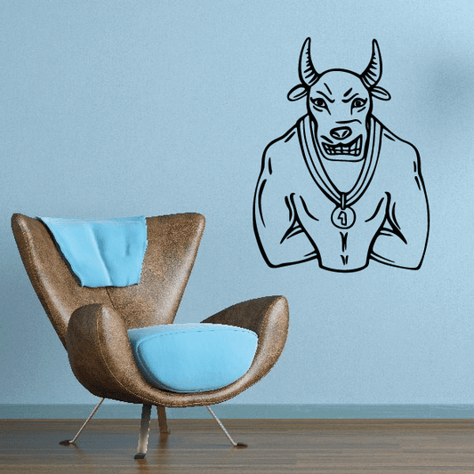 Image of Sports Mascot Wall Decal - Vinyl Decal - Car Decal - CDS030