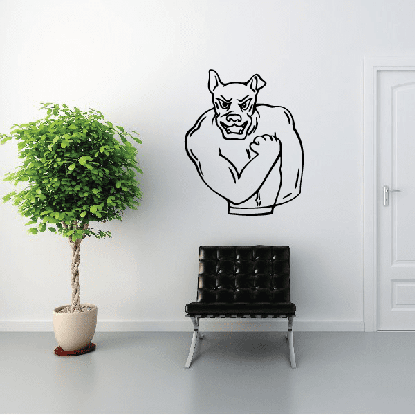 Image of Sports Mascot Wall Decal - Vinyl Decal - Car Decal - CDS031