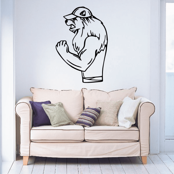 Image of Sports Mascot Wall Decal - Vinyl Decal - Car Decal - CDS034