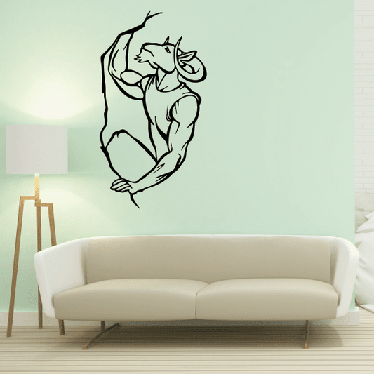 Image of Sports Mascot Wall Decal - Vinyl Decal - Car Decal - CDS096