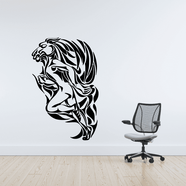 Image of Sports Mascot Wall Decal - Vinyl Decal - Car Decal - CDS099