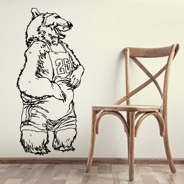 Image of Sports Mascot Wall Decal - Vinyl Decal - Car Decal - CDS104