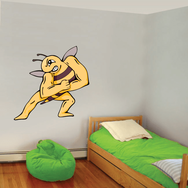 Image of Sports Mascot Wall Decal - Vinyl Sticker - Car Sticker - Die Cut Sticker - CDSCOLOR005