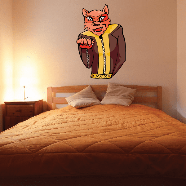 Image of Sports Mascot Wall Decal - Vinyl Sticker - Car Sticker - Die Cut Sticker - CDSCOLOR009