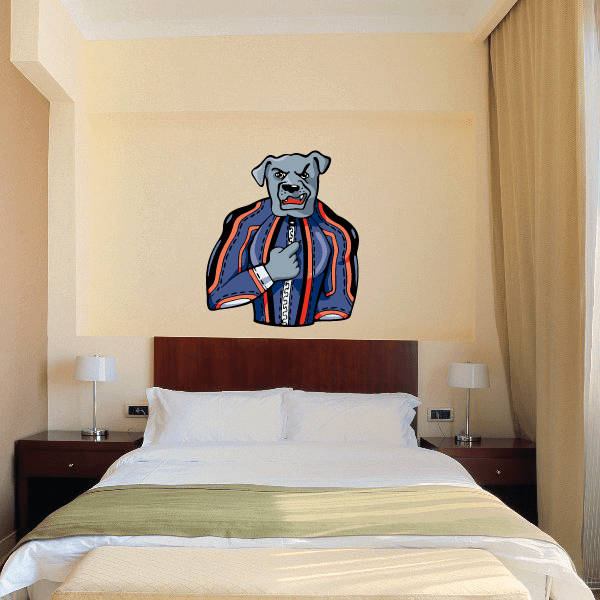 Image of Sports Mascot Wall Decal - Vinyl Sticker - Car Sticker - Die Cut Sticker - CDSCOLOR024