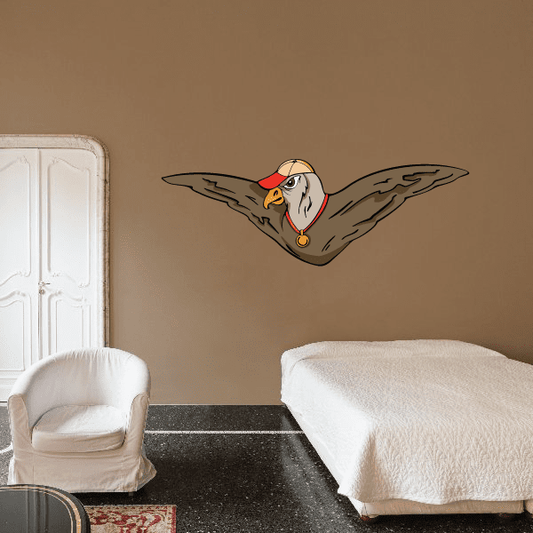 Image of Sports Mascot Wall Decal - Vinyl Sticker - Car Sticker - Die Cut Sticker - CDSCOLOR027