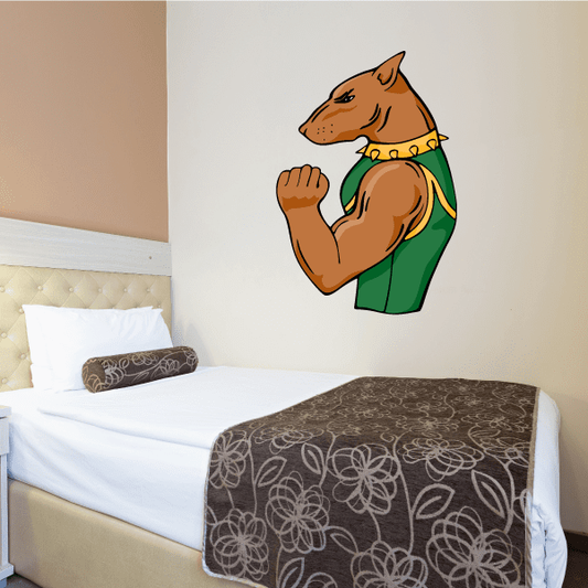 Image of Sports Mascot Wall Decal - Vinyl Sticker - Car Sticker - Die Cut Sticker - CDSCOLOR034
