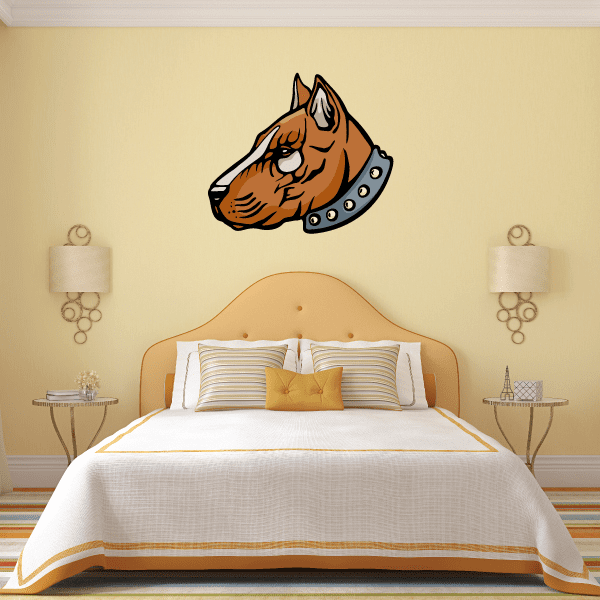 Image of Sports Mascot Wall Decal - Vinyl Sticker - Car Sticker - Die Cut Sticker - CDSCOLOR041
