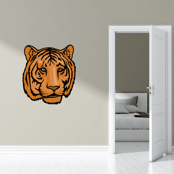 Image of Sports Mascot Wall Decal - Vinyl Sticker - Car Sticker - Die Cut Sticker - CDSCOLOR045