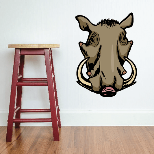 Image of Sports Mascot Wall Decal - Vinyl Sticker - Car Sticker - Die Cut Sticker - CDSCOLOR061