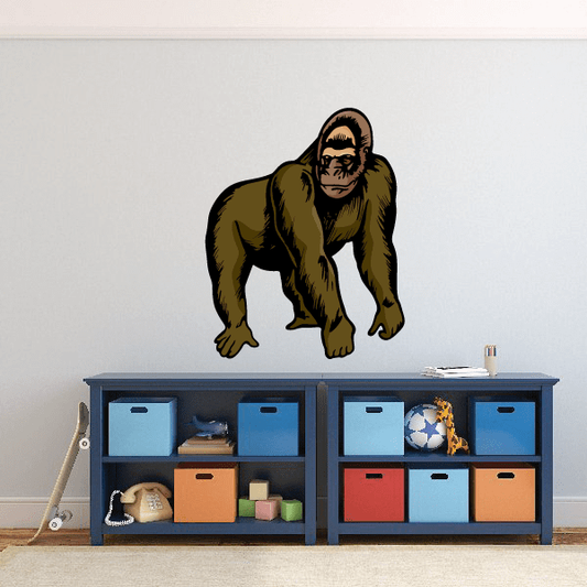 Image of Sports Mascot Wall Decal - Vinyl Sticker - Car Sticker - Die Cut Sticker - CDSCOLOR070