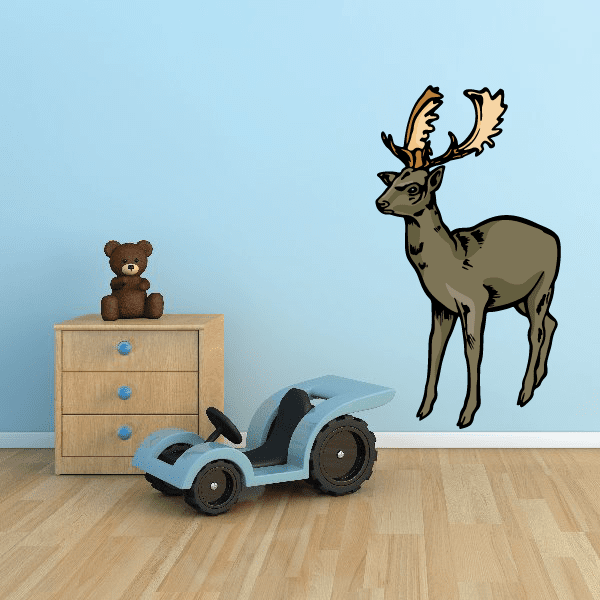 Image of Sports Mascot Wall Decal - Vinyl Sticker - Car Sticker - Die Cut Sticker - CDSCOLOR074