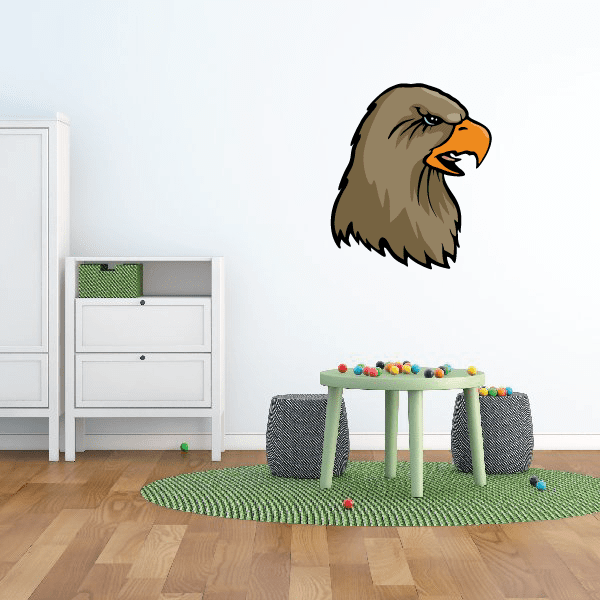 Image of Sports Mascot Wall Decal - Vinyl Sticker - Car Sticker - Die Cut Sticker - CDSCOLOR077