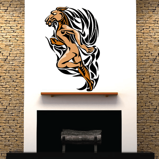 Image of Sports Mascot Wall Decal - Vinyl Sticker - Car Sticker - Die Cut Sticker - CDSCOLOR102