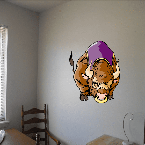 Image of Sports Mascot Wall Decal - Vinyl Sticker - Car Sticker - Die Cut Sticker - CDSCOLOR109