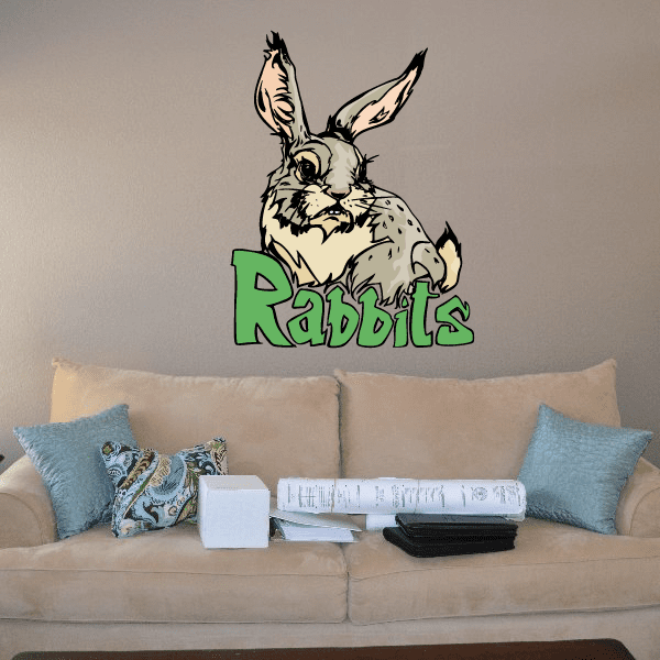 Image of Sports Mascot Wall Decal - Vinyl Sticker - Car Sticker - Die Cut Sticker - CDSCOLOR119