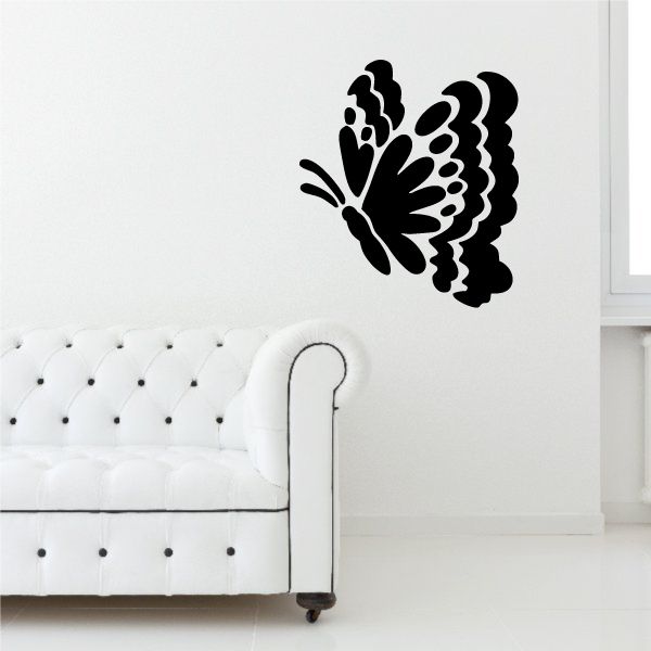 Image of Spotty Butterfly Silhoutte Decal