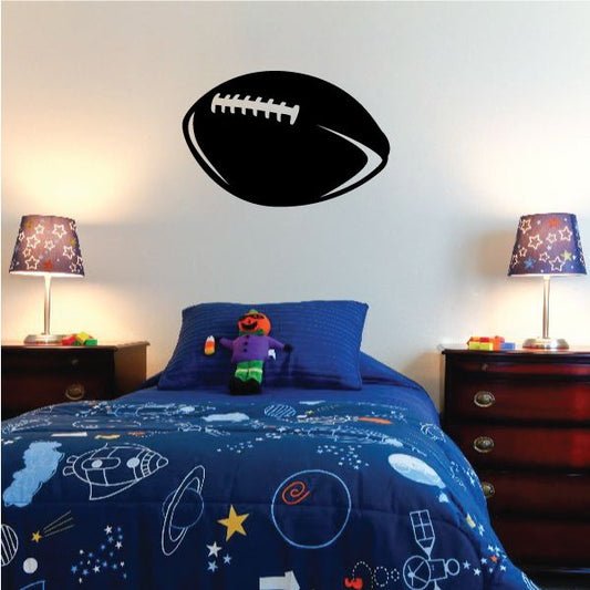 Image of Sprial Football Decal