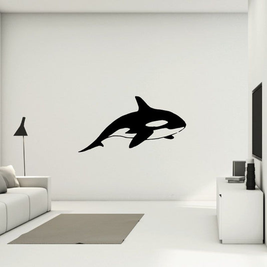 Image of Sprinting Orca Whale Decal