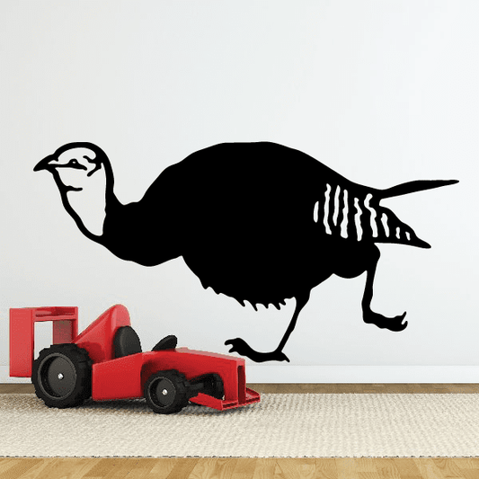 Image of Sprinting Turkey Hen Decal