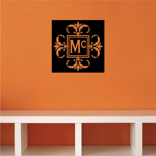 Image of Square Monogram Decal