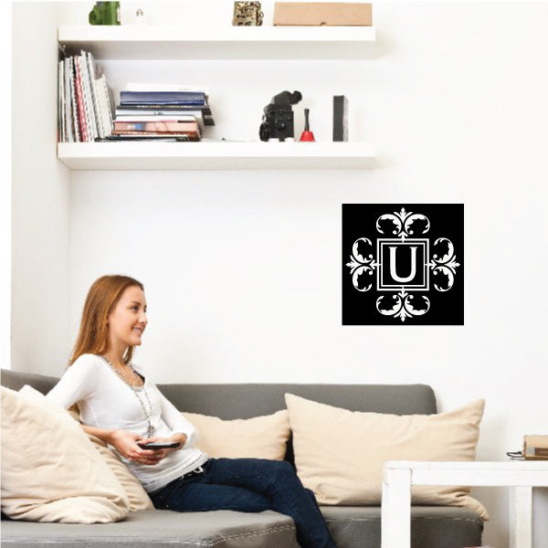 Image of Square Monogram Decal