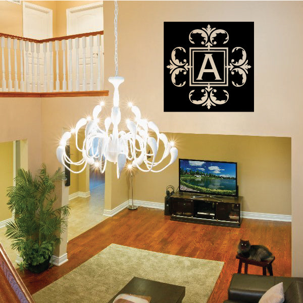 Image of Square Monogram Decal