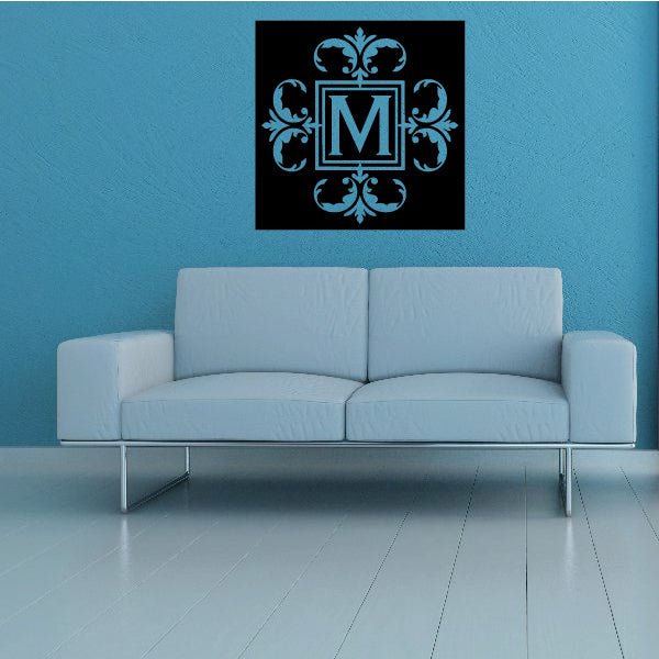 Image of Square Monogram Decal