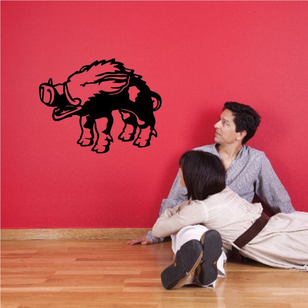 Image of Squeeling Boar Decal